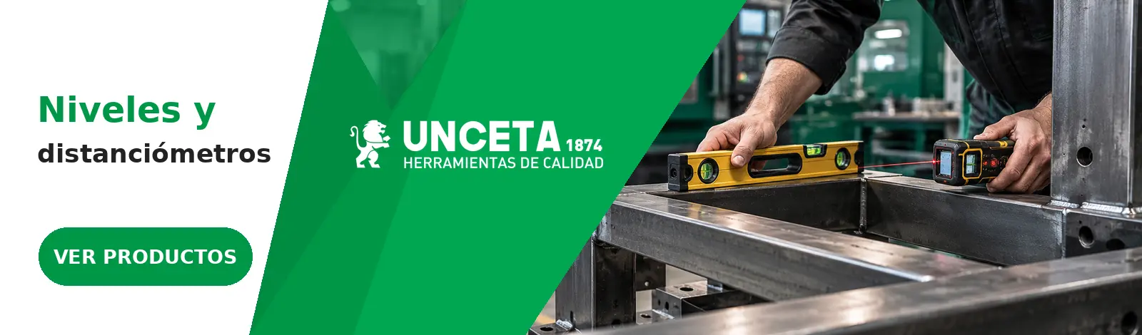 Niveles y distanciómetros para medición industrial