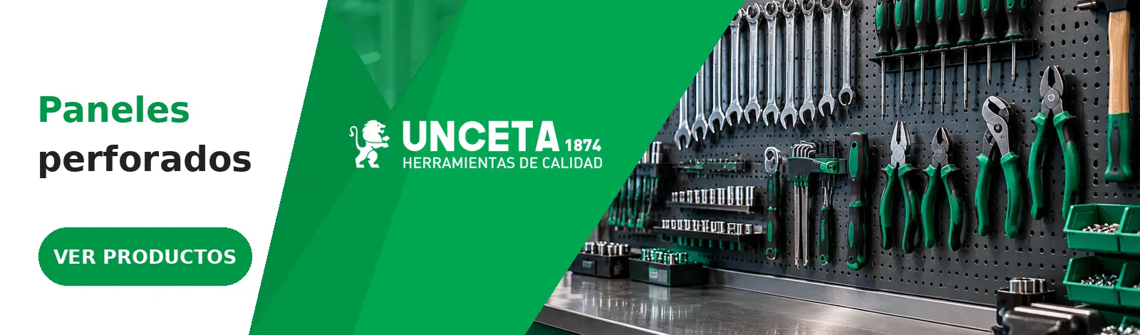 Paneles perforados para organización de herramientas industriales