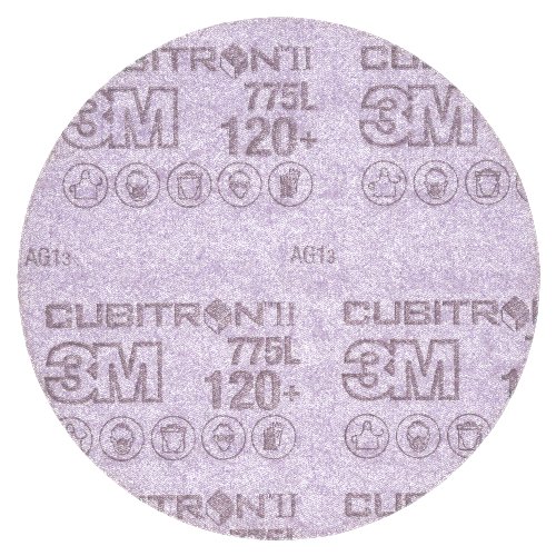 3M™ Cubitron II Hookit Disco Film 775L, 152 mm Sin Ag. G120 foto del producto Vista Principal L