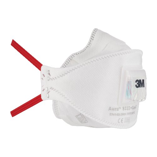 Caja 10 uds. mascarilla des. plegable 9332+GEN3 FFP3 foto del producto Vista Principal L
