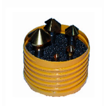 Juego de avellanadores c&oacute;nicos 90&ordm; HSS Sin recubrimiento foto del producto Vista Principal L