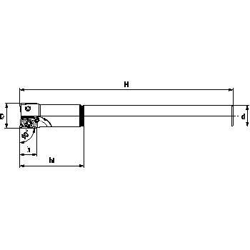 (D.U.)Fresa frontal extralarga 90º 40 foto del producto Vista 2 L
