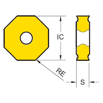  (D.U.)Plaquita ONMU080608 YG612 foto del producto Vista 2 L
