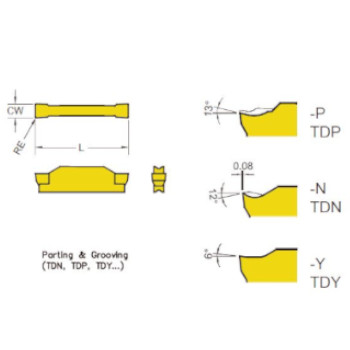 Plaquita de tronzado / ranurado TDN 2 foto del producto Vista 2 L