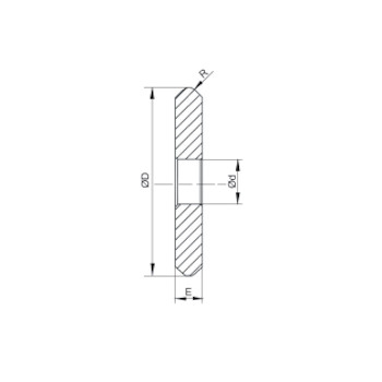 (D.U.)Rodillo de bruñido U20 foto del producto Vista 2 L