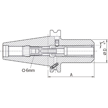 Portapinzas de precisi&oacute;n HG 03, SK 50 Extra-Largo foto del producto Vista 2 L