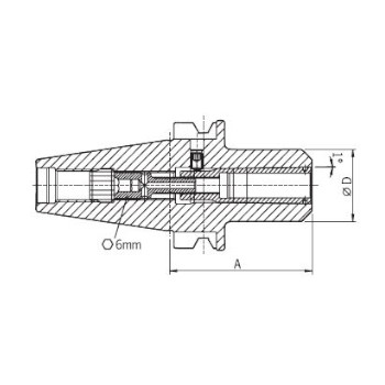 Portapinzas de precisi&oacute;n HG 01, BT 50 Extra-Largo foto del producto Vista 2 L