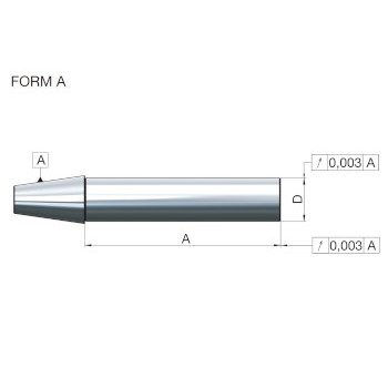 Mandril de control BT40 foto del producto Vista 2 L