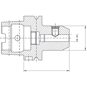 Portaherramientas Weldon, Ø 6 mm, HSK A 63 Corto foto del producto Vista 2 L