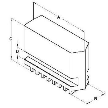 Juego de 3 garras blandas modelo TdG  200mm foto del producto Vista 2 L