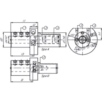 Portaherramientas VDI 30 Forma E2 8 mm foto del producto Vista 2 L