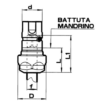 (D.U.)Adaptador para mandrino de roscar ER16 M3-M12 foto del producto Vista 2 L
