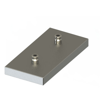 Placa soporte de tirantes para cilíndro 2/20 foto del producto Vista 2 L