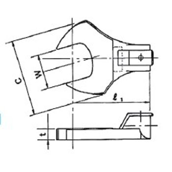 Boca hexagonal abierta SH10Dx7 foto del producto Vista 2 L