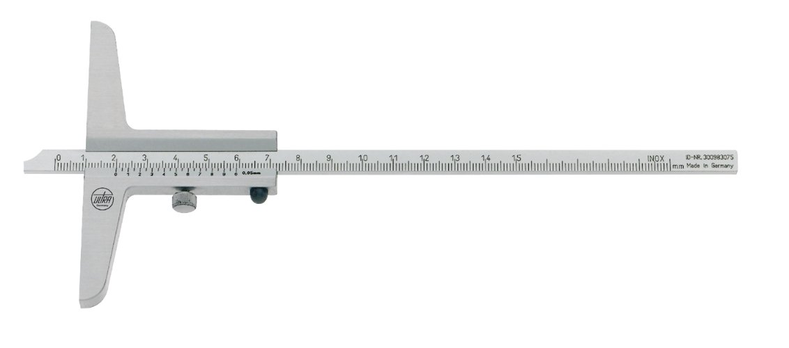 Vernier depth caliper ULTRA active inox 200x100-1/20mm foto del producto Vista Principal L