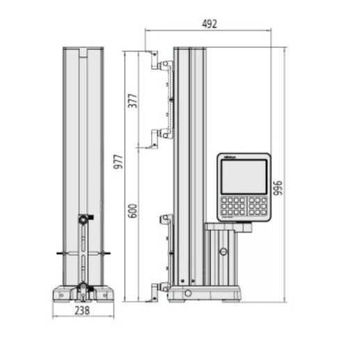 Micrómetro alturas LH-600F "LINEAR HEIGHT" 518-360-13 foto del producto Vista 2 L