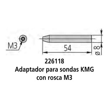Palpador para LH-600/QM-Height 226118 foto del producto Vista Principal L