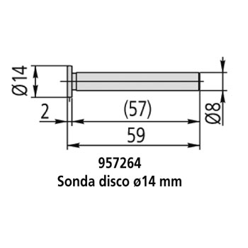 Palpador para LH-600/QM-Height 957264 foto del producto Vista Principal L