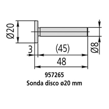 Palpador para LH-600/QM-Height 957265 foto del producto Vista Principal L