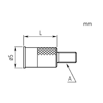 Punta plana en Acero  131365 foto del producto Vista 2 L
