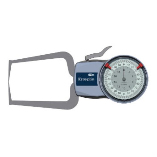 Calibrador exteriores con reloj cuchilla R0,4 D220S 0-20mm foto del producto Vista Principal L