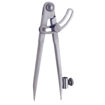 Comp&aacute;s puntas con portaminas 150mm foto del producto Vista Principal L