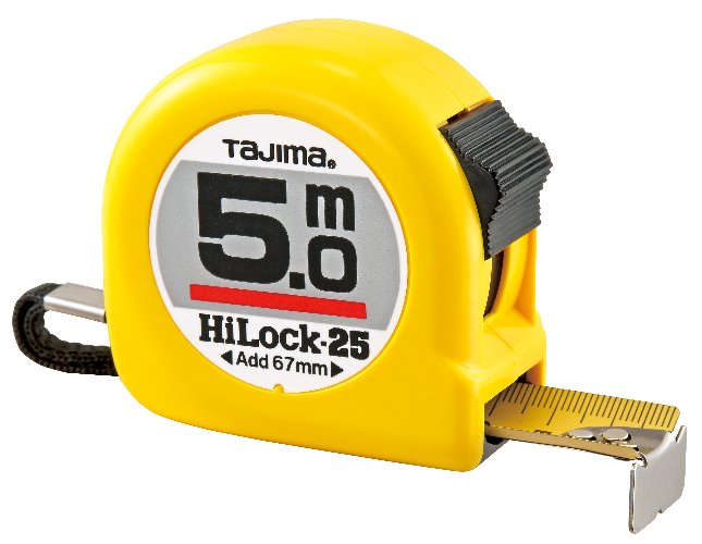 Flexómetro Tajima HI LOCK 10m / ancho de cinta 25mm foto del producto Vista Principal L