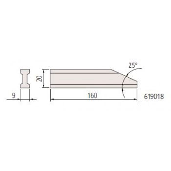 Juego 2 limitadore planos 160 mm. 619018 foto del producto Vista Principal L