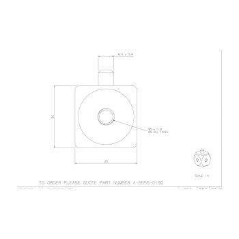 Adaptador cubo A-5555-0190 Inox M5 foto del producto Vista 2 L