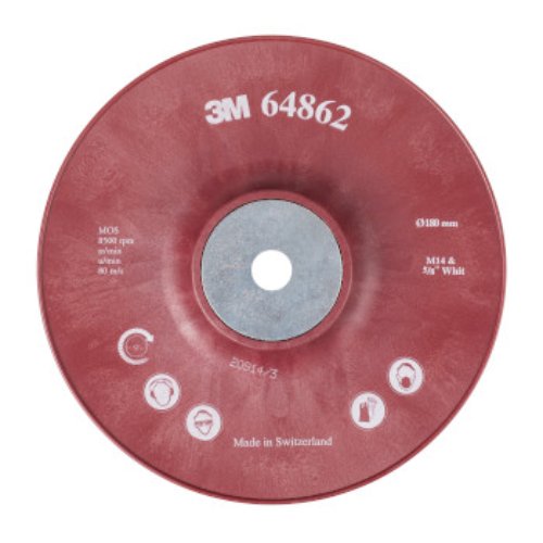 Plato soporte acanalado para disco de fibra 180mm foto del producto Vista Principal L