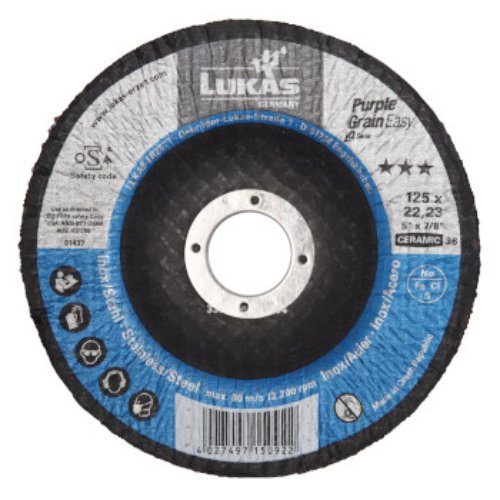 Disco de desbaste PG-EASY Ceramic purple Grain 125mm G36 foto del producto Vista Principal L