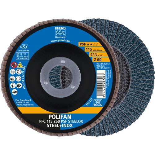 Disco Polifan PFC PSF-ZIRKON ø115 Gr 60 foto del producto Vista Principal L