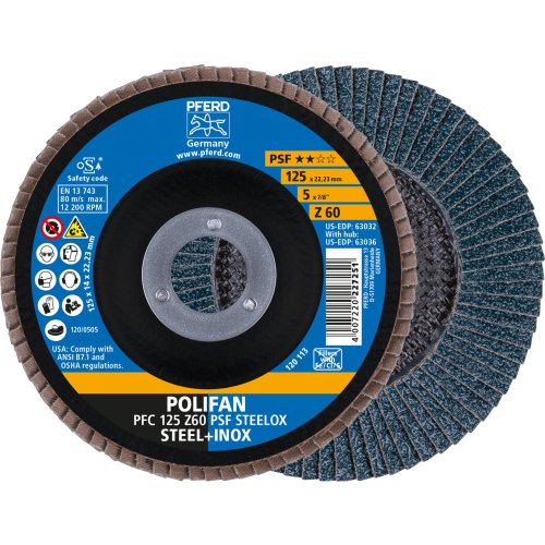Disco Polifan PFC PSF-ZIRKON ø125 Gr 60 foto del producto Vista Principal L