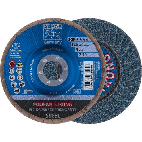 Disco Polifan PFC Z SGP STRONG STEEL Ø125 Gr. 50 foto del producto Vista Principal L