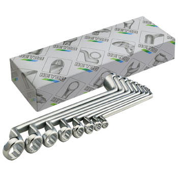 Juego llaves estrella acodada 2 bocas K-475-12MS foto del producto Vista 2 L