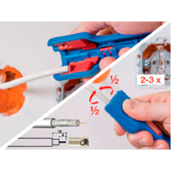 Pelador de cables cuchilla fija 1F Plus foto del producto Vista 2 L