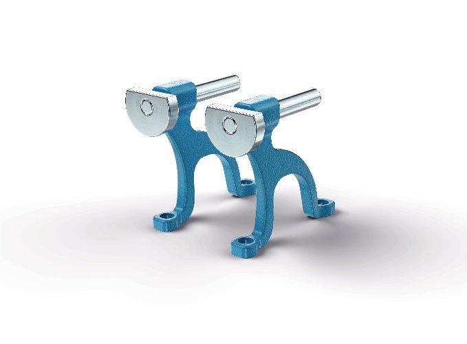 Par de brazos de apoyo 120mm d/tornillos Heuer foto del producto Vista Principal L