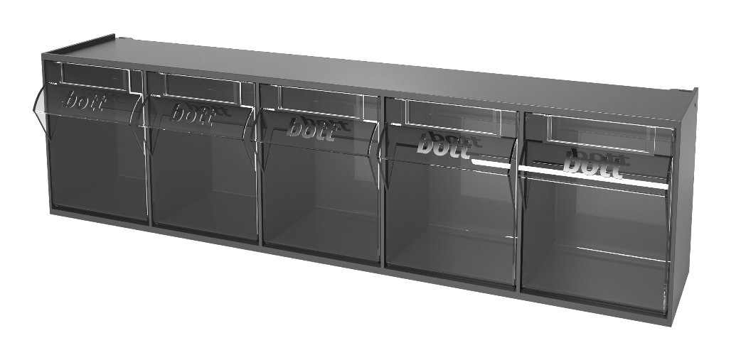 Módulo de cajitas de almacenaje con 5 compartimentos- 2 Uds. foto del producto Vista Principal L