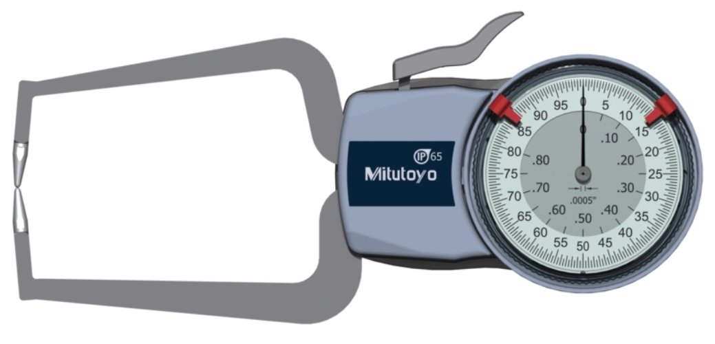 External Dial Caliper Gauge 0-0,8", 0,0005" 209-455 foto del producto Vista Principal L