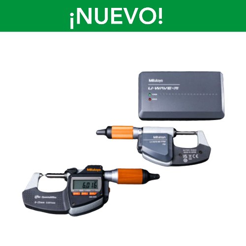Kit U-Wave Mitutoyo Micrómetro 293-140-40 +264-62 +02AZF96 foto del producto Vista Principal L