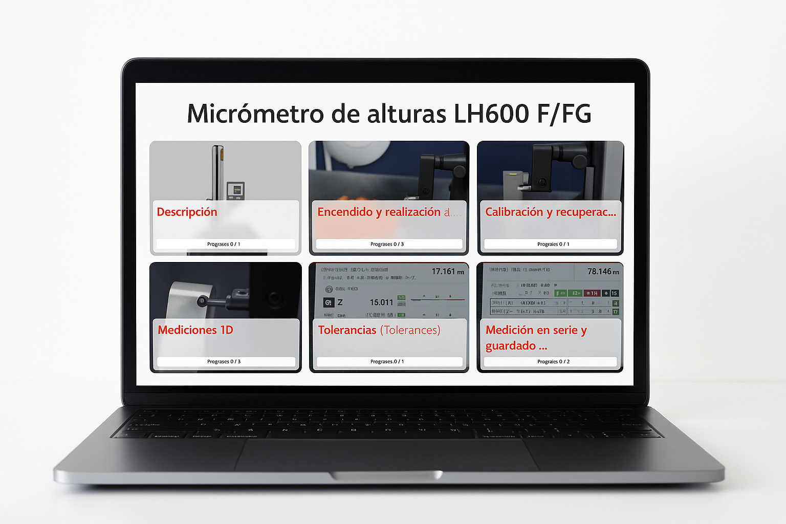 Curso E-Learning Micrómetro de Alturas LH-600 foto del producto