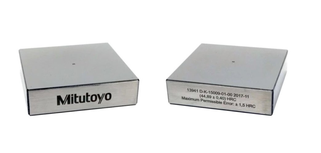 73 HRD  HTB Rockwell ISO 6508-3 ASTM E18  with DAkkS certificate 60x60x16mm steel foto del producto Vista Principal L