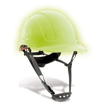 Casco de potección MOUNTAIN fotoluminiscente foto del producto Vista Principal L