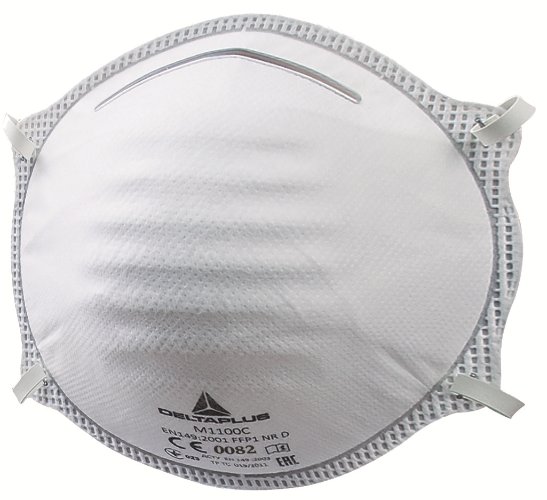 Caja 20 uds mascarilla des. FFP1 Sin válvula foto del producto Vista Principal L