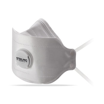 Caja 5 uds mascarilla des. moldeada FFP3 Con v&aacute;lvula foto del producto Vista 2 L