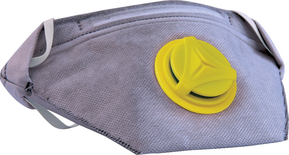 Caja 10 uds. mascarilla des. plegable Carbono FFP2 foto del producto Vista Principal L