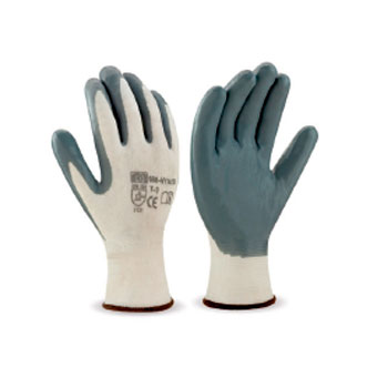 Guantes poliester con impregnación nitrilo T. 7 foto del producto Vista Principal L