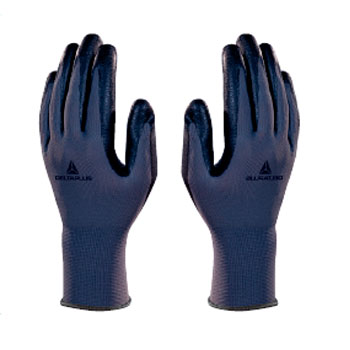 Guantes poliester con impregnación nitrilo T. 7 foto del producto Vista Principal L