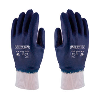 Guantes algodón con impregnación nitrilo palma T. 9 foto del producto Vista Principal L