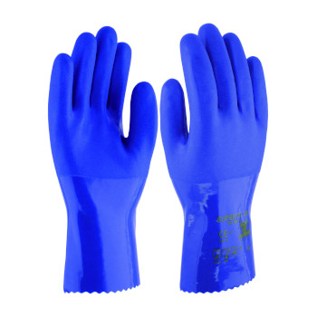 Guantes PVC c/sop. algodón L 280mm T.7 foto del producto Vista Principal L